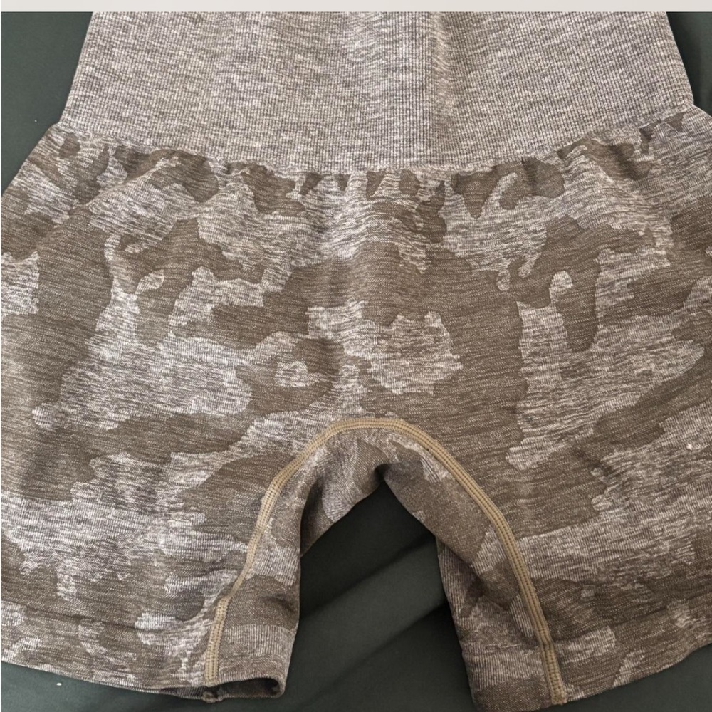 Camo workout shorts